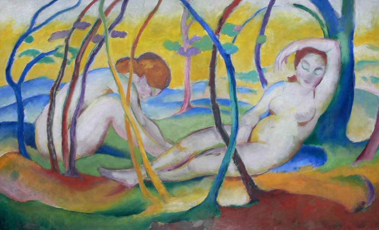 树下的文件 作者 弗朗兹·马克（Franz Marc）