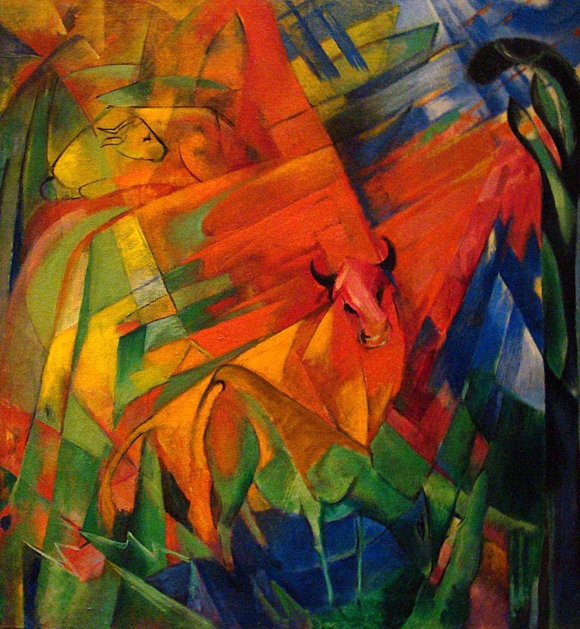 景观中的动物 作者 弗朗兹·马克（Franz Marc）