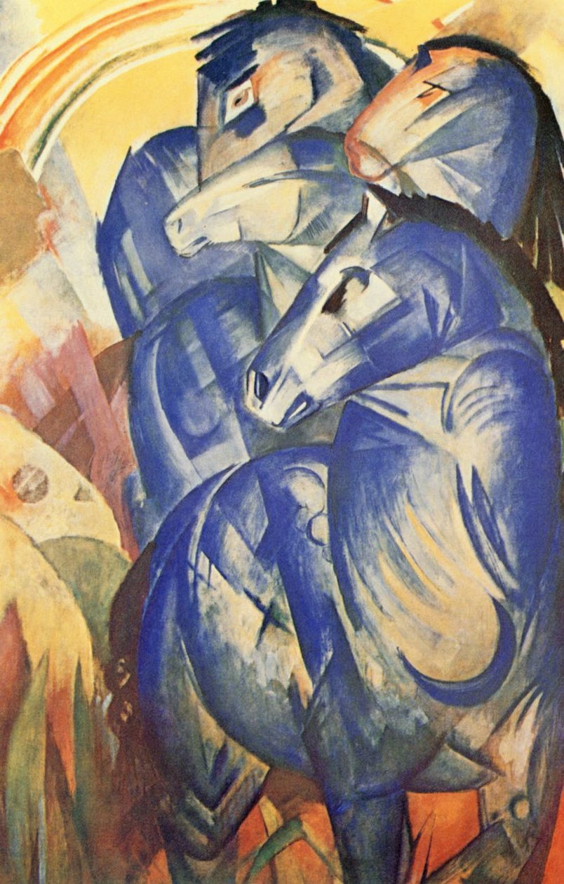 蓝色马塔 作者 弗朗兹·马克（Franz Marc）