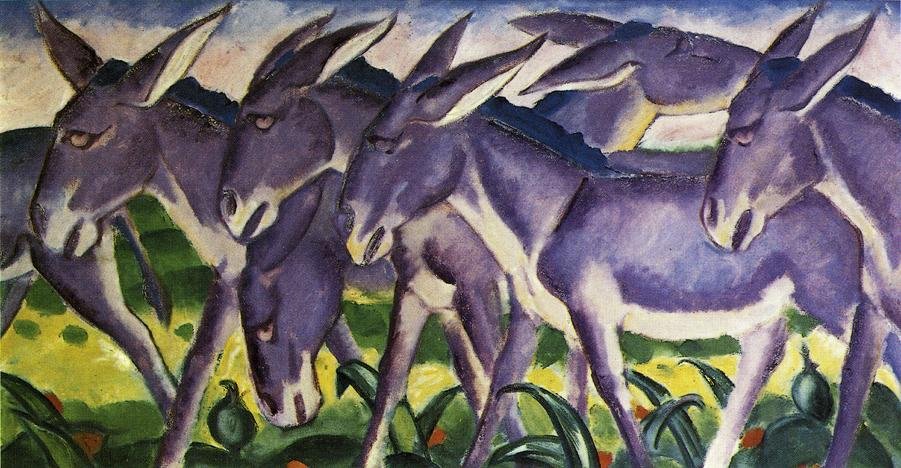 驴弗里兹 作者 弗朗兹·马克（Franz Marc）