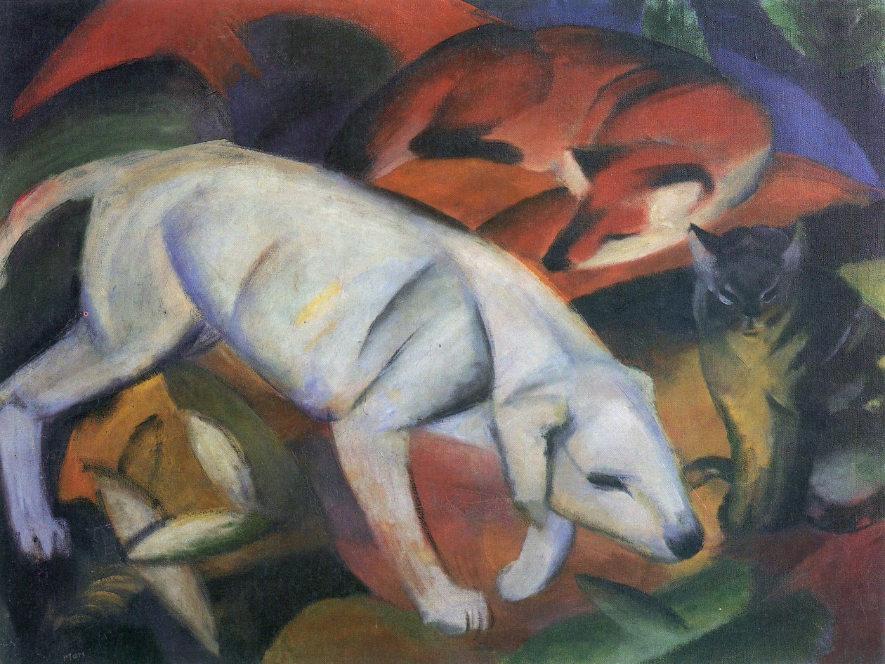 三只动物 作者 弗朗兹·马克（Franz Marc）