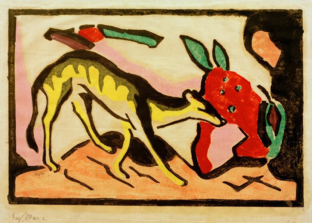 费伯尔层 作者 弗朗兹·马克（Franz Marc）