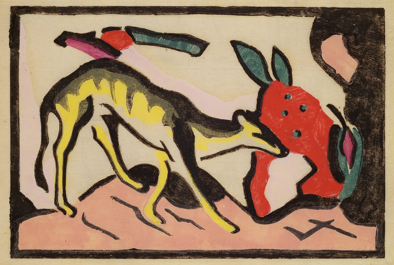 更糟糕的是，1912年 作者 弗朗兹·马克（Franz Marc）