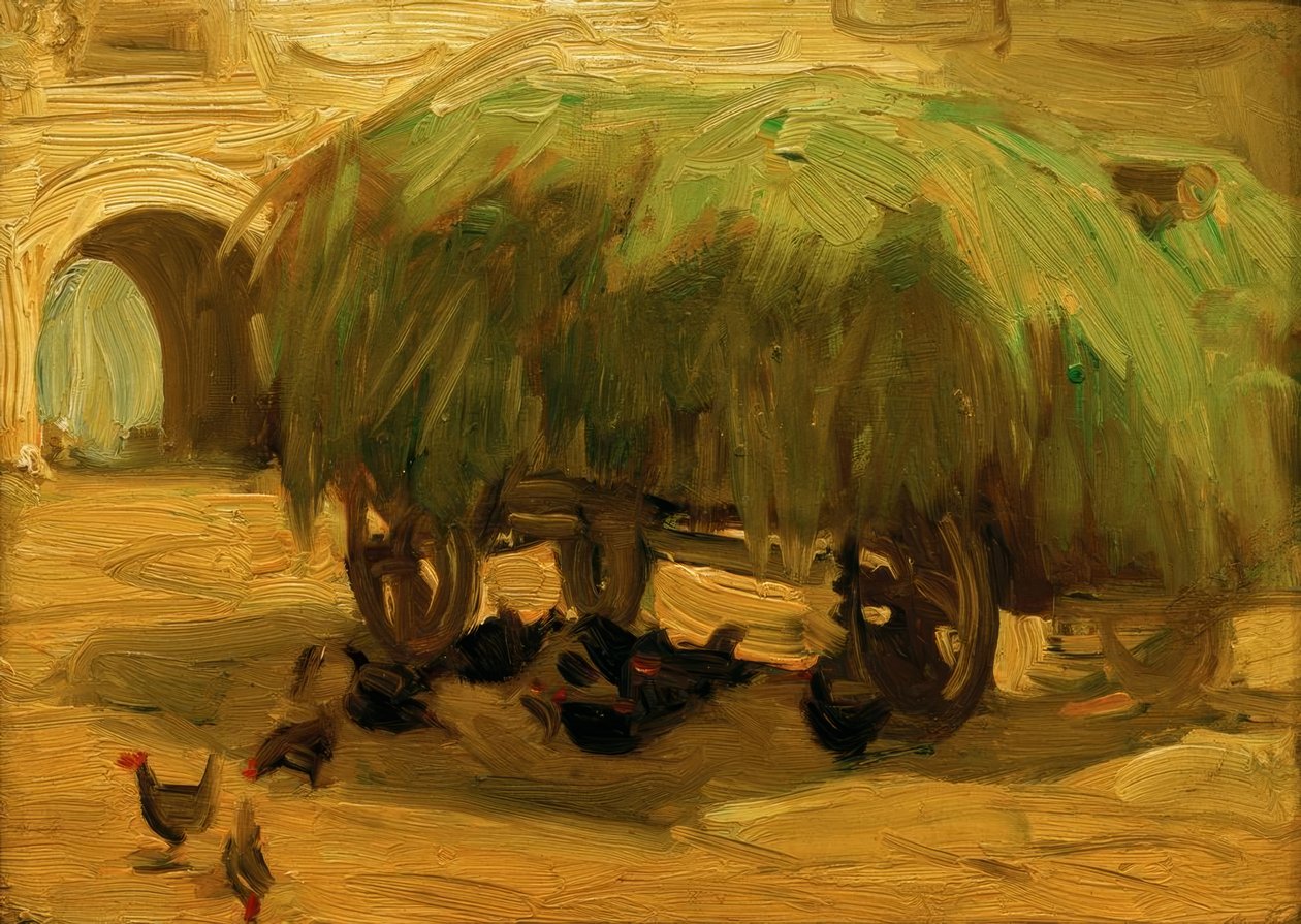Heuwagen 作者 弗朗兹·马克（Franz Marc）