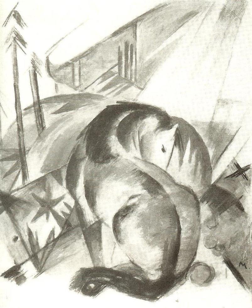 马 作者 弗朗兹·马克（Franz Marc）