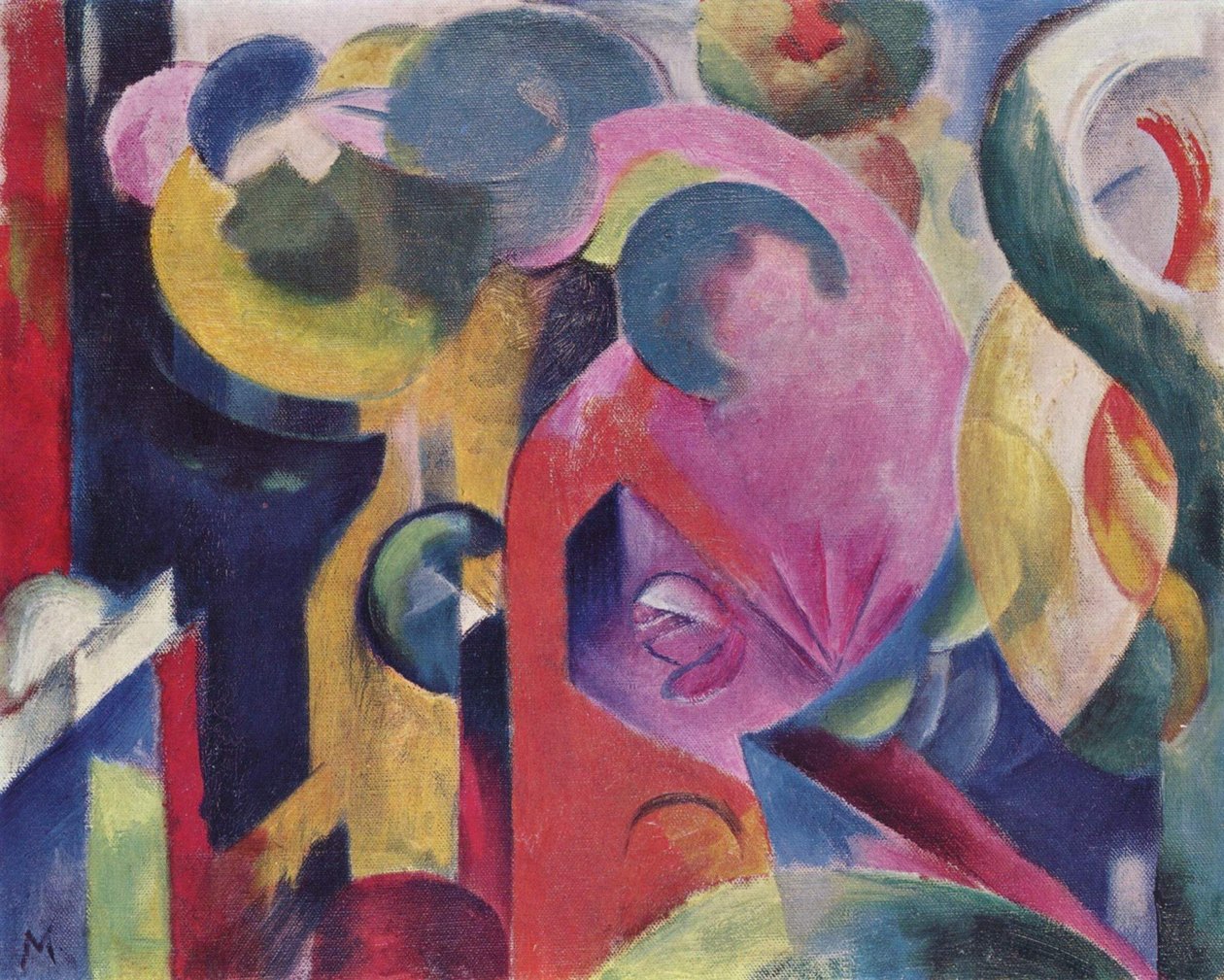 组成 作者 弗朗兹·马克（Franz Marc）