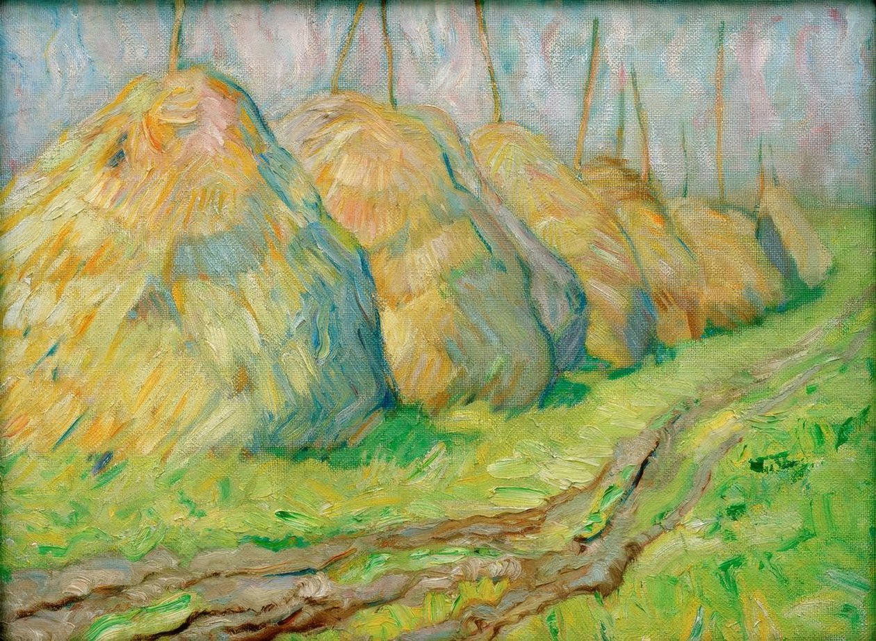 芦苇蹲 作者 弗朗兹·马克（Franz Marc）
