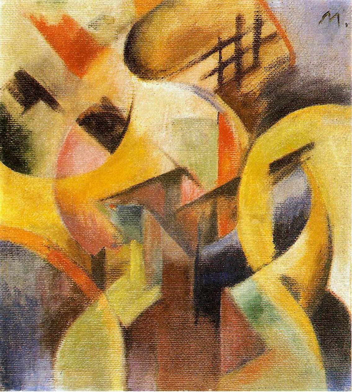 小作品I，1913 作者 弗朗兹·马克（Franz Marc）