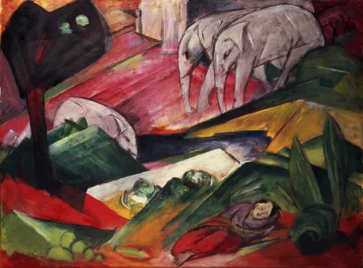梦想 作者 弗朗兹·马克（Franz Marc）