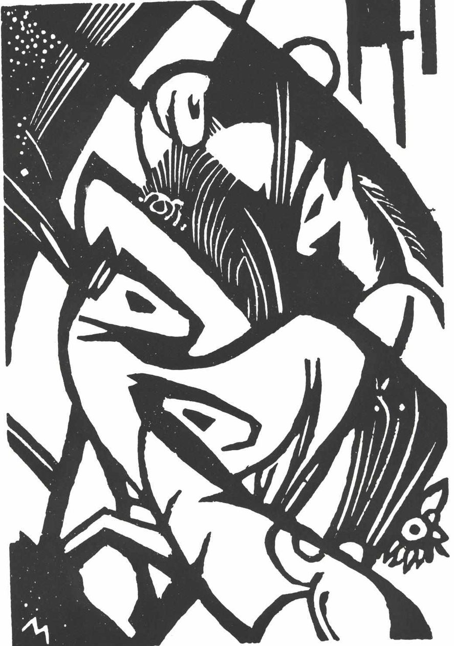 Wildpferdchen 作者 弗朗兹·马克（Franz Marc）