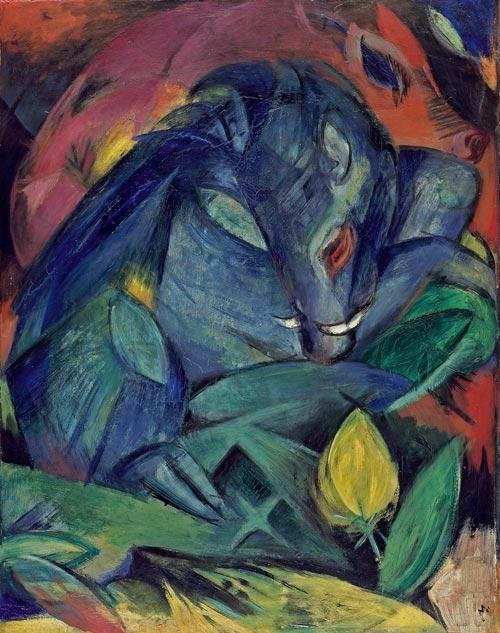 野猪 作者 弗朗兹·马克（Franz Marc）