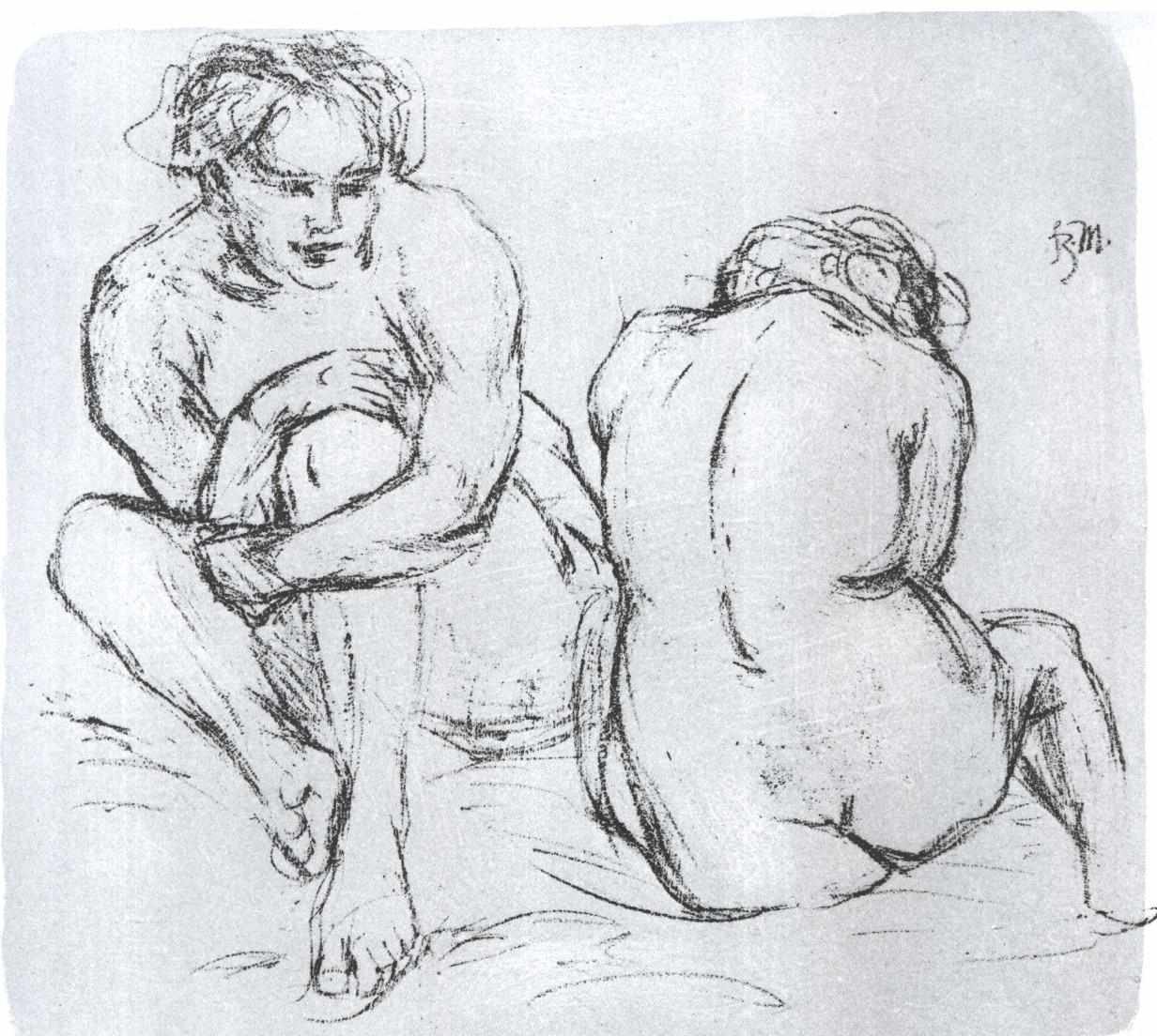 两幕 作者 弗朗兹·马克（Franz Marc）