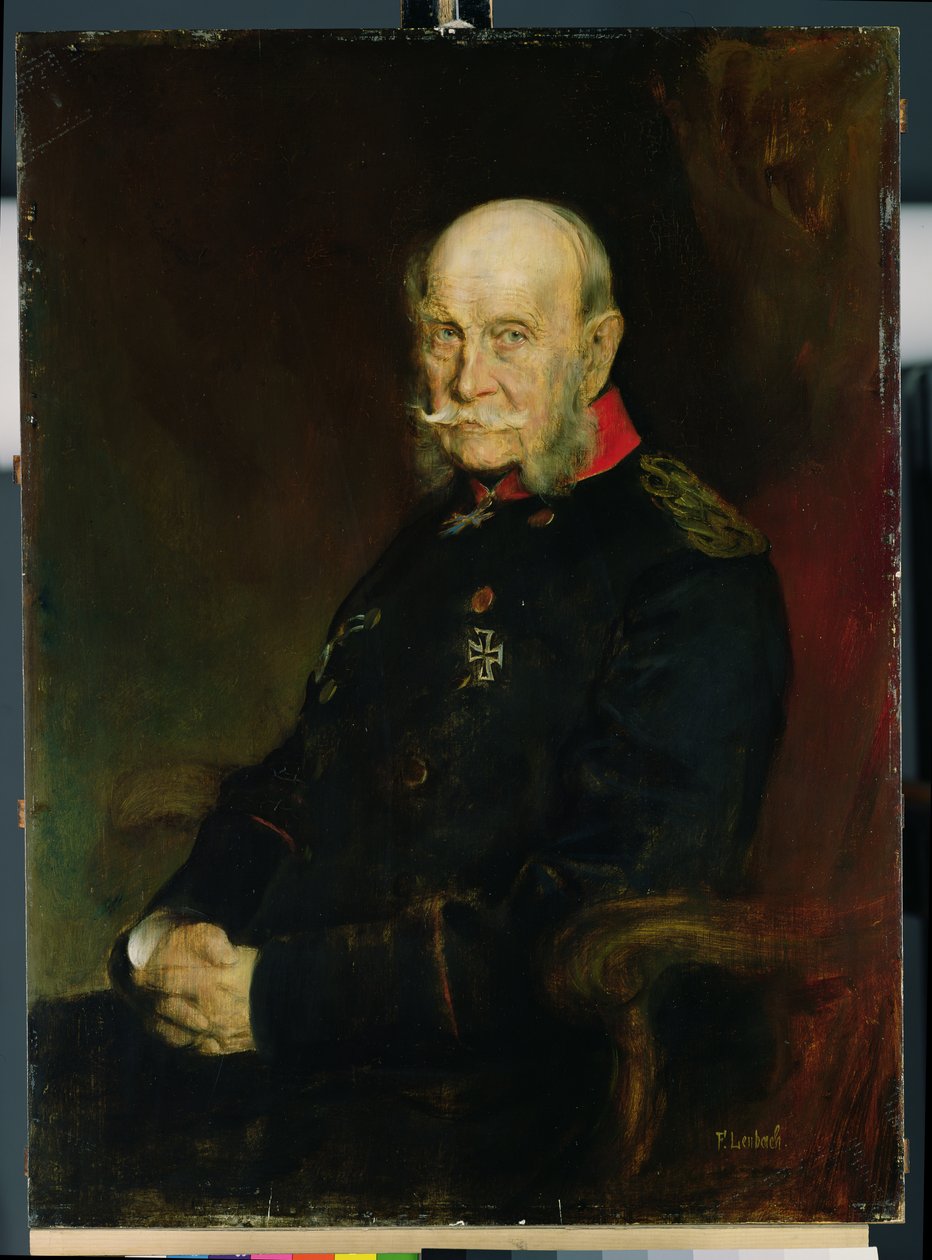 威廉皇帝一世（1797-1888），1888年 作者 弗朗兹·塞拉夫·冯·伦巴赫