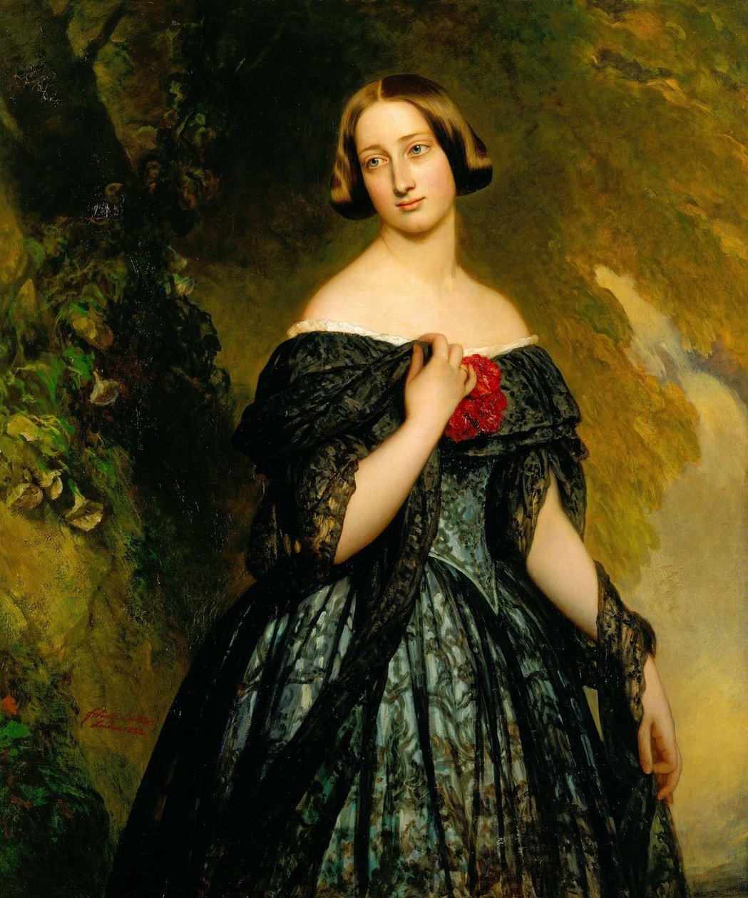 Alexandrina Duchess Saxe Coburg 作者 弗朗茨泽维尔温特哈尔特
