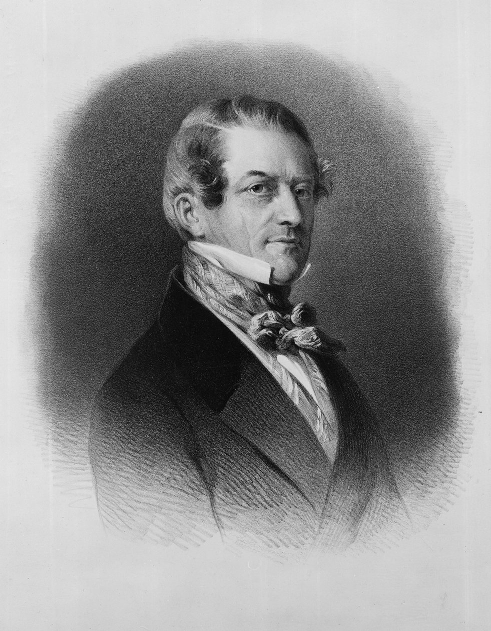 Christian Friedrich，Baron Stockmar，由Thomas Fairland雕刻 作者 弗朗茨泽维尔温特哈尔特