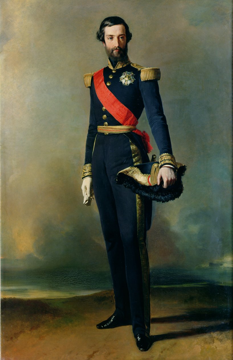 Francois-Ferdinand-Philippe d&39;Orleans（1818-1900），1843年，Joinville王子 作者 弗朗茨泽维尔温特哈尔特