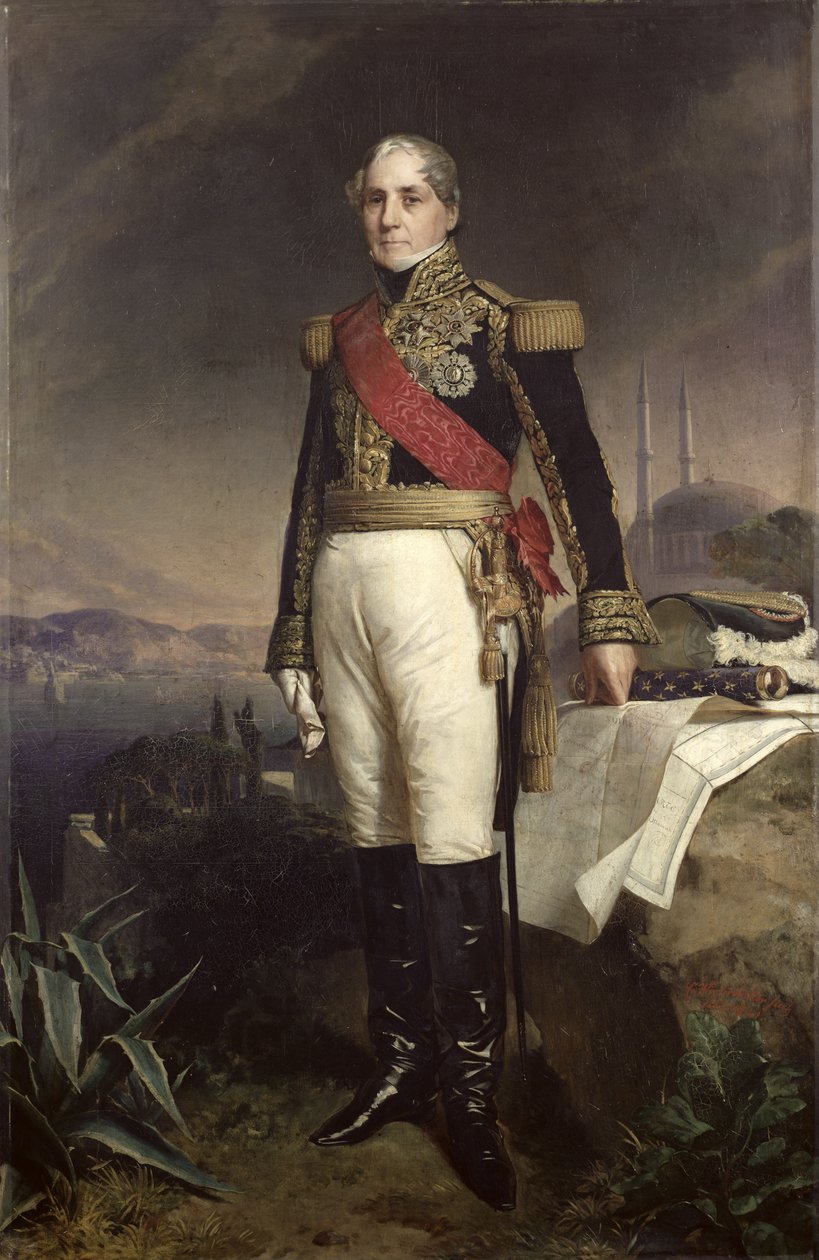 Francois-Horace（1772-1851）Sebastiani伯爵，1841年 作者 弗朗茨泽维尔温特哈尔特