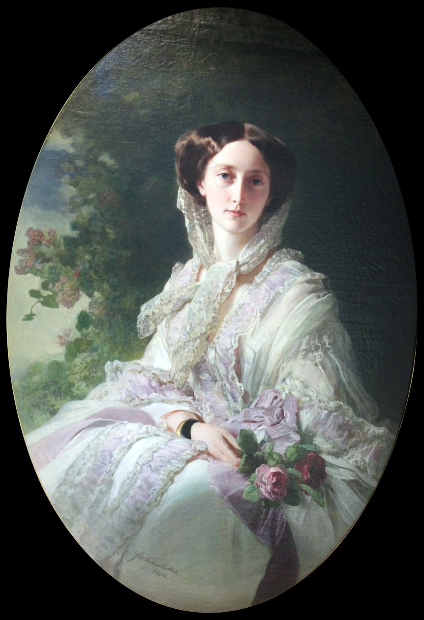 符腾堡州皇冠公主Olga（1822年 -  1892年） 作者 弗朗茨泽维尔温特哈尔特