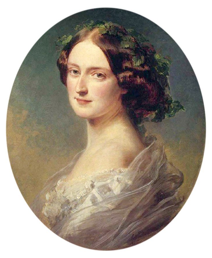 夫人克莱门蒂娜奥古斯塔惠灵顿儿童Villiers 作者 弗朗茨泽维尔温特哈尔特