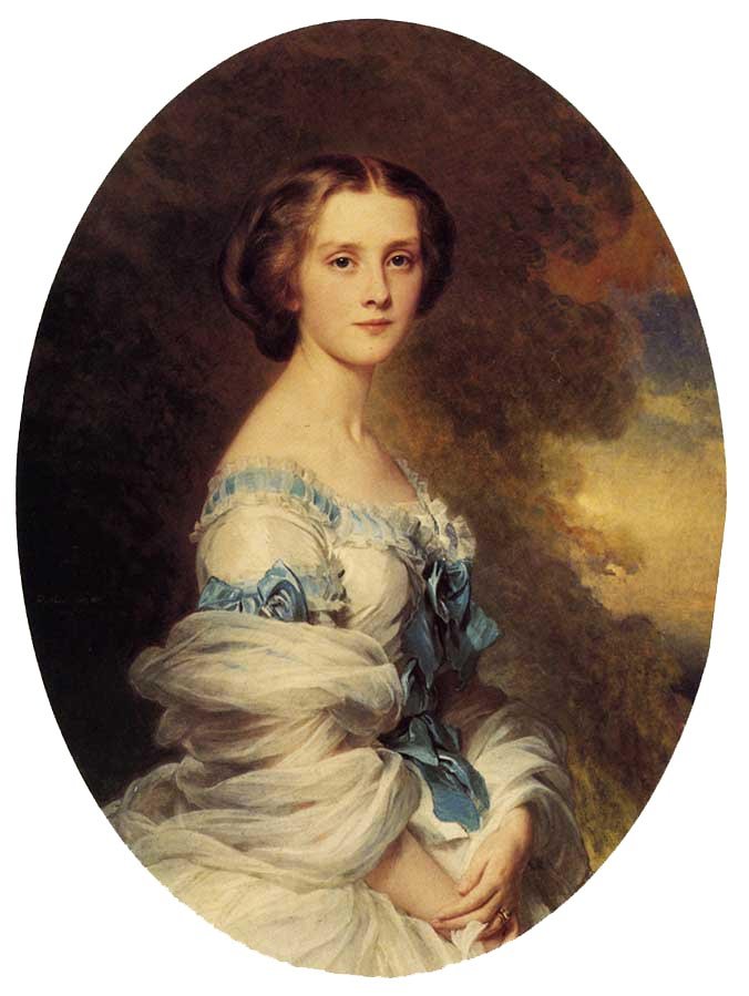 Melanie de Bussiere，伯爵夫人EdmonddePourtalès 作者 弗朗茨泽维尔温特哈尔特