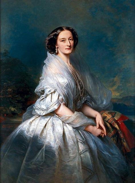 Eliza FranciszkaKrasiskoneéeBranicka的肖像 作者 弗朗茨泽维尔温特哈尔特