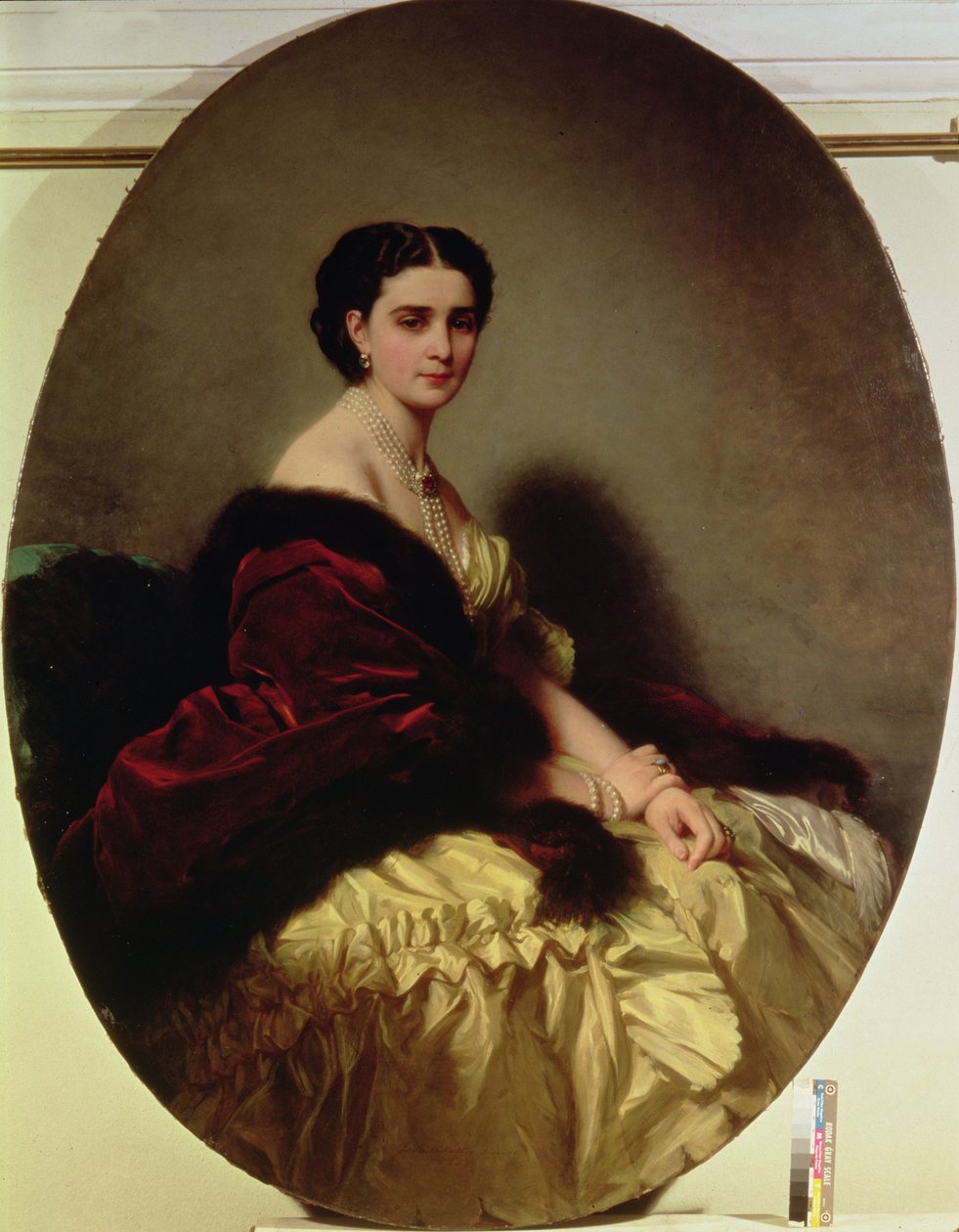 伯爵夫人Sophie Naryshkina（1823-77）1858年的肖像 作者 弗朗茨泽维尔温特哈尔特