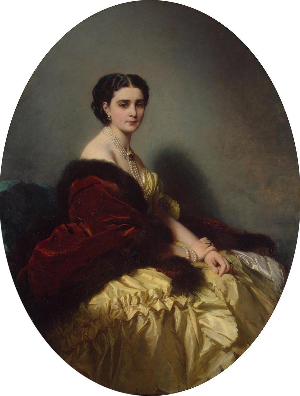 Sophia Petrovna Narishkina 作者 弗朗茨泽维尔温特哈尔特