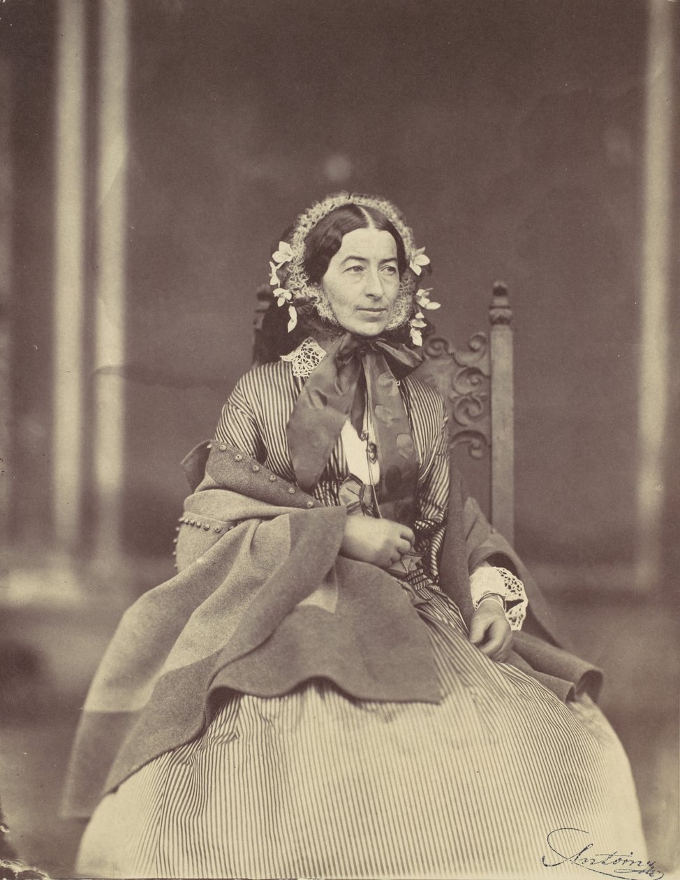 Elisabeth Höusermann, 1850-60年代。 作者 弗朗茨·安托万