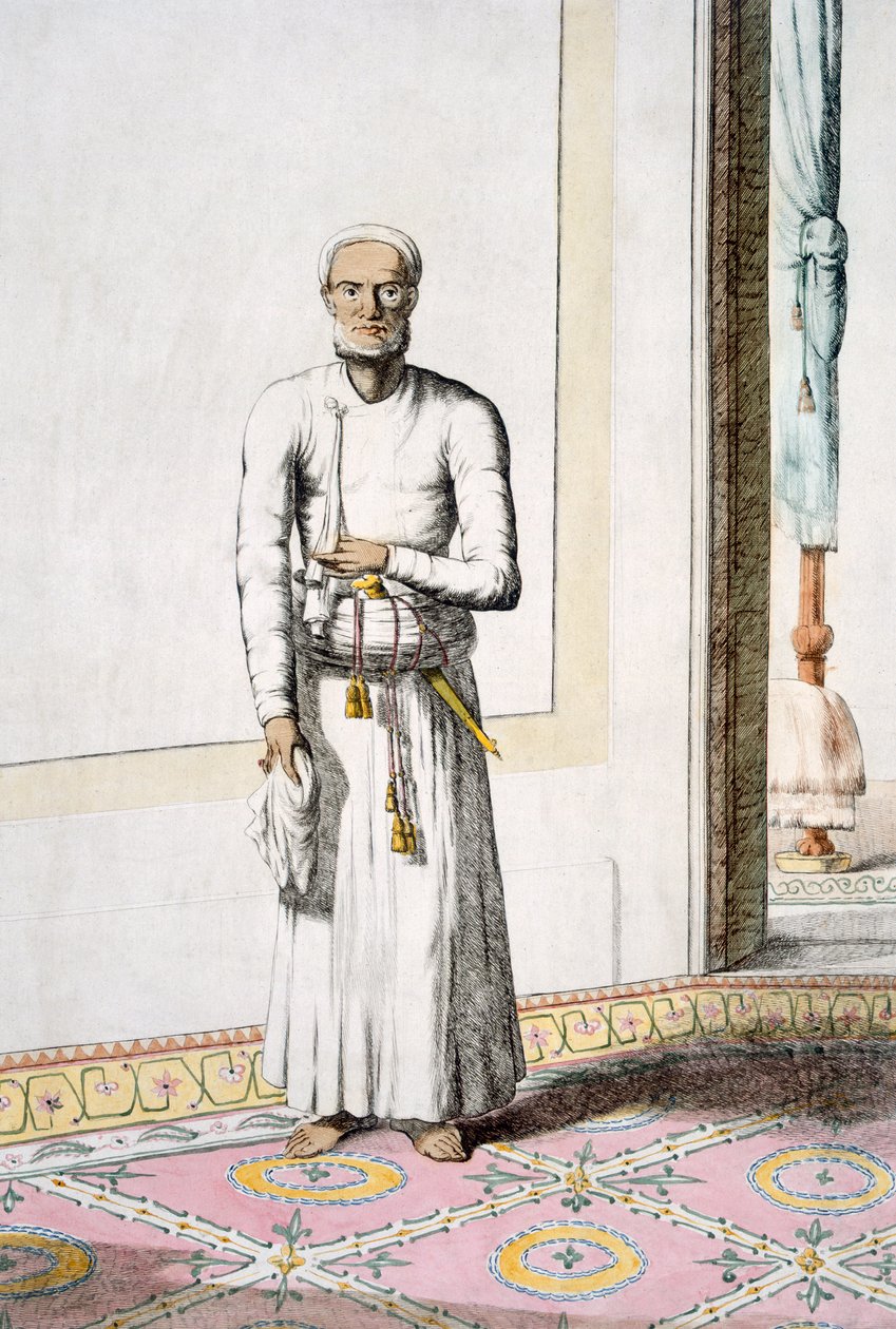 头仆，来自&39;印度教徒，或他们的举止，服装和仪式的描述&39;，c.1808-12（彩色蚀刻） 作者 弗朗兹·巴尔萨扎（Franz Balthazar）Solvyns