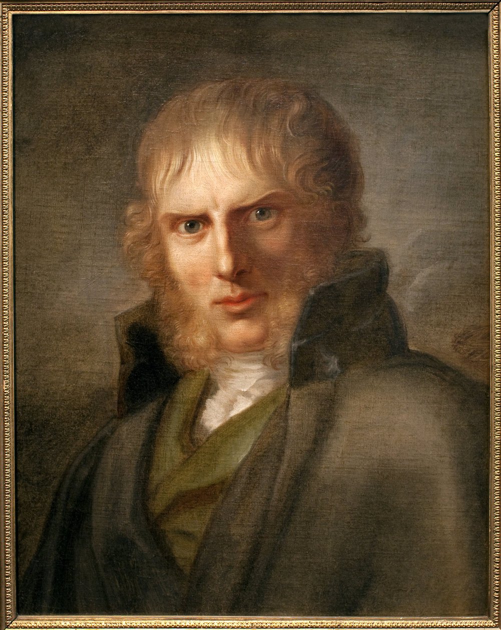 The painter Caspar David Friedrich (1774-1840). Painting by Gerhard von Kugelgen (1772-1820), oil on canvas, circa 1810-1820. German art 作者 弗朗兹·格哈德·冯·库格根