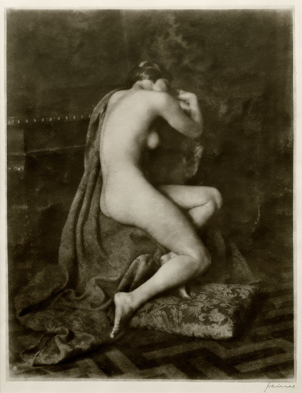 女裸女，约1925年 作者 弗朗兹·格莱纳