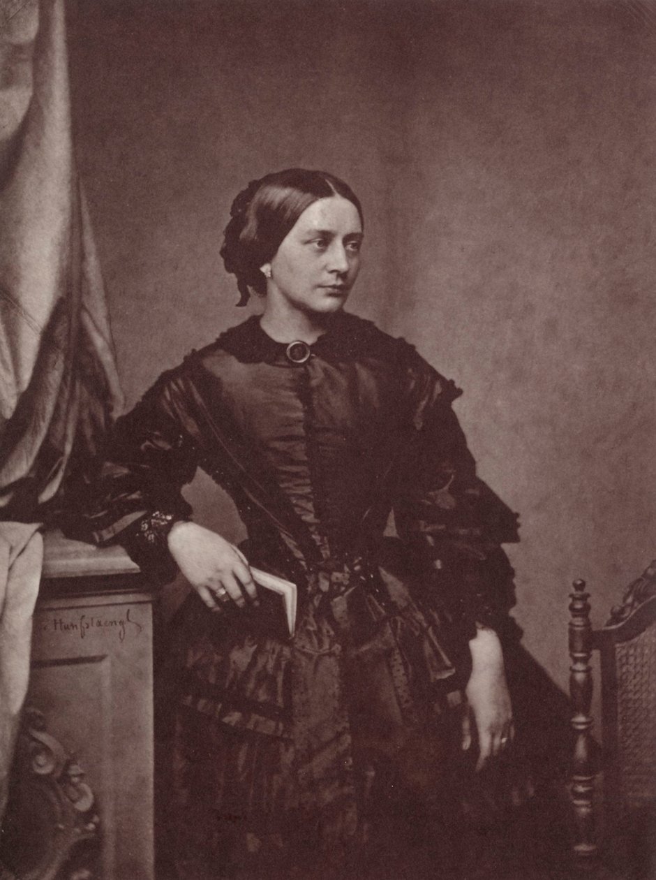 克拉拉·舒曼（Clara Schumann），德国钢琴家和作曲家，十九世纪 作者 弗朗茨·汉夫斯坦格尔