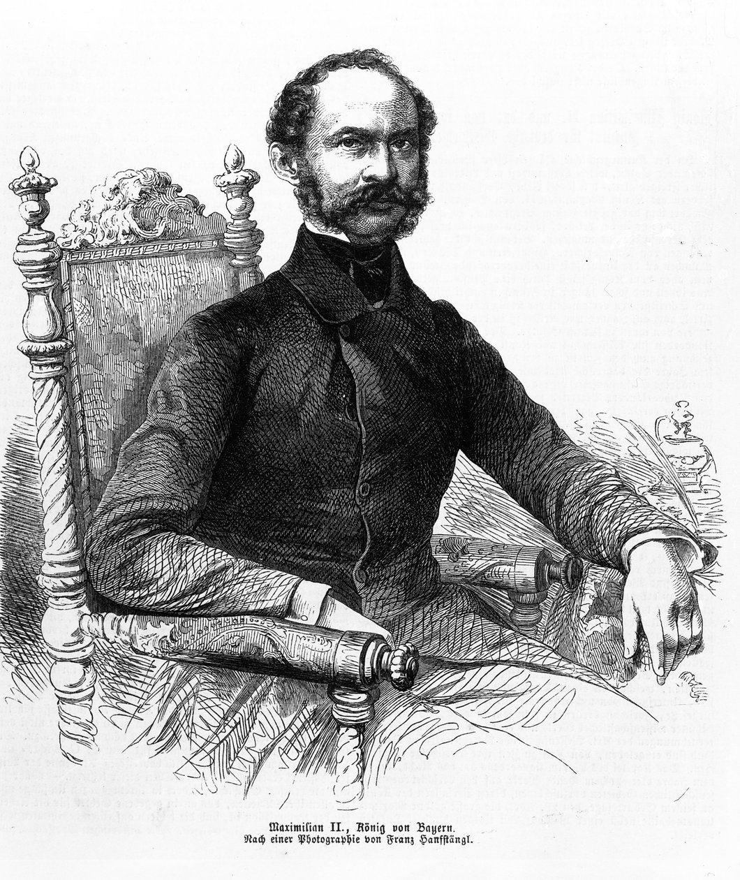 Maximilian II（1811-64），巴伐利亚国王 作者 弗朗茨·汉夫斯坦格尔