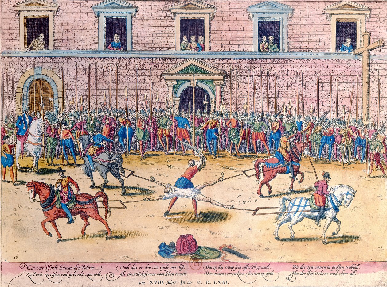 1563年3月18日，Sieur de Mere执行John of Poltrot 作者 弗朗兹·霍根伯格