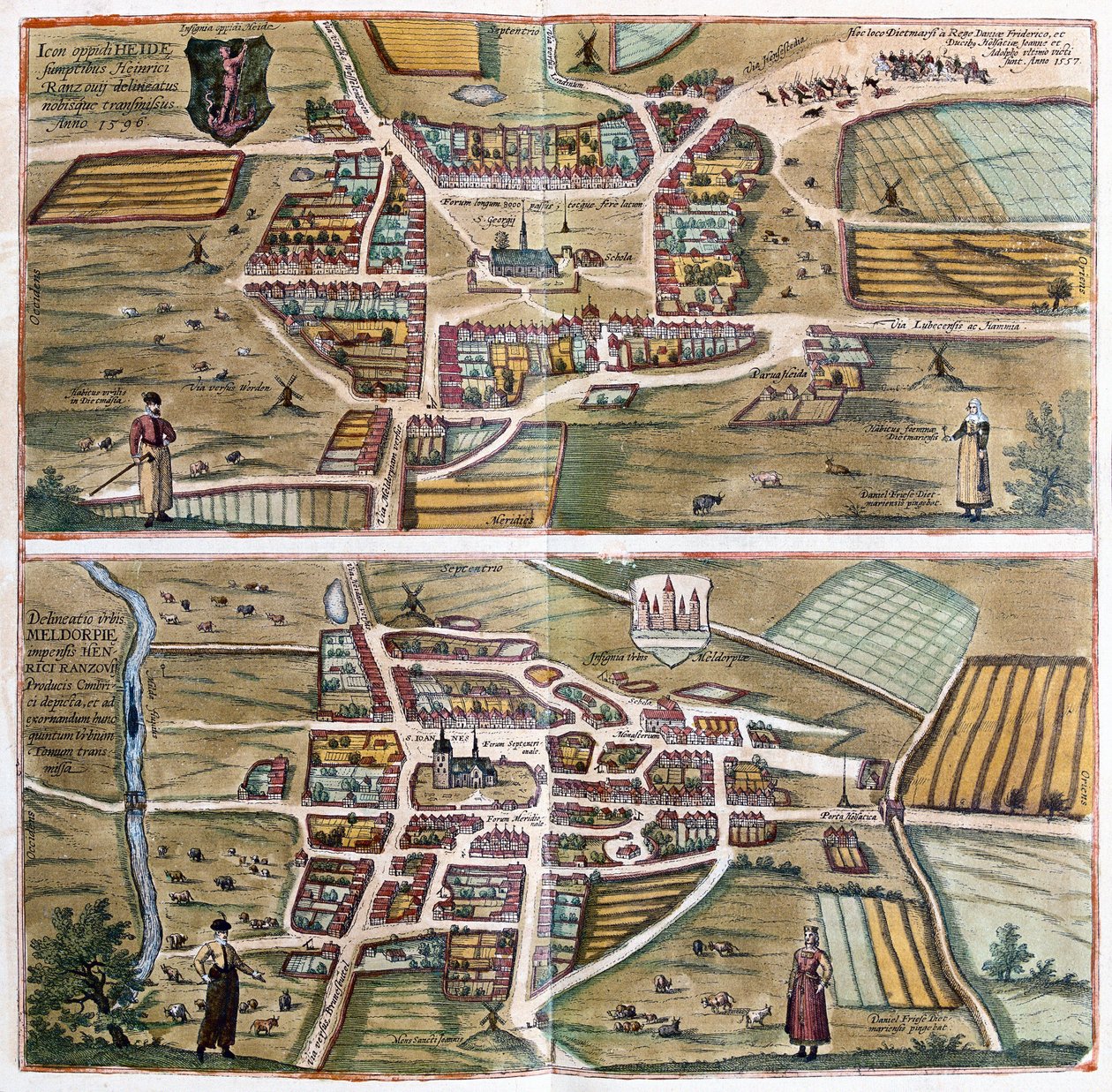 Heide and Meldorf, Germany 作者 弗朗兹·霍根伯格