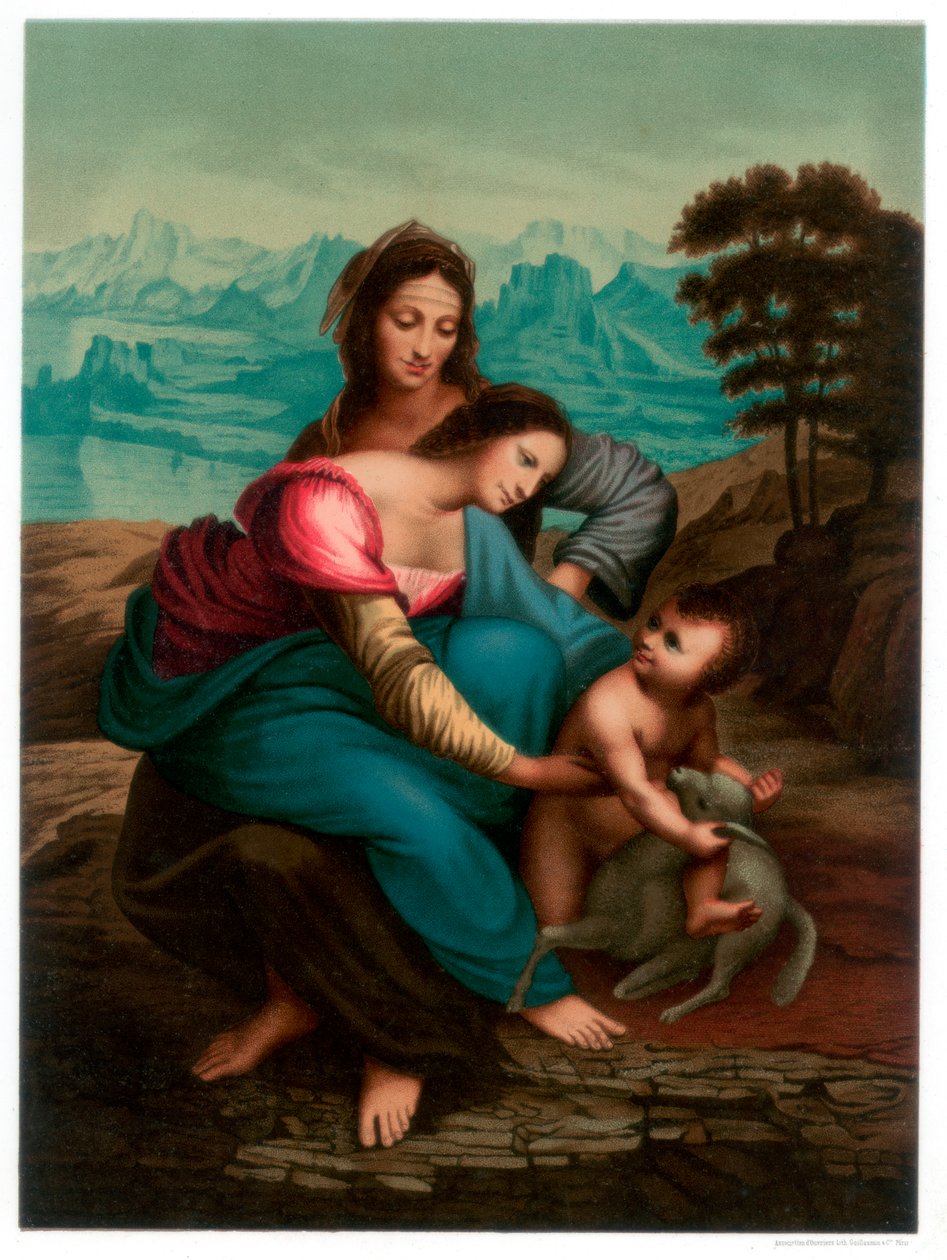 圣母子与圣安妮（c1510 1870） 作者 弗朗兹·凯勒霍芬
