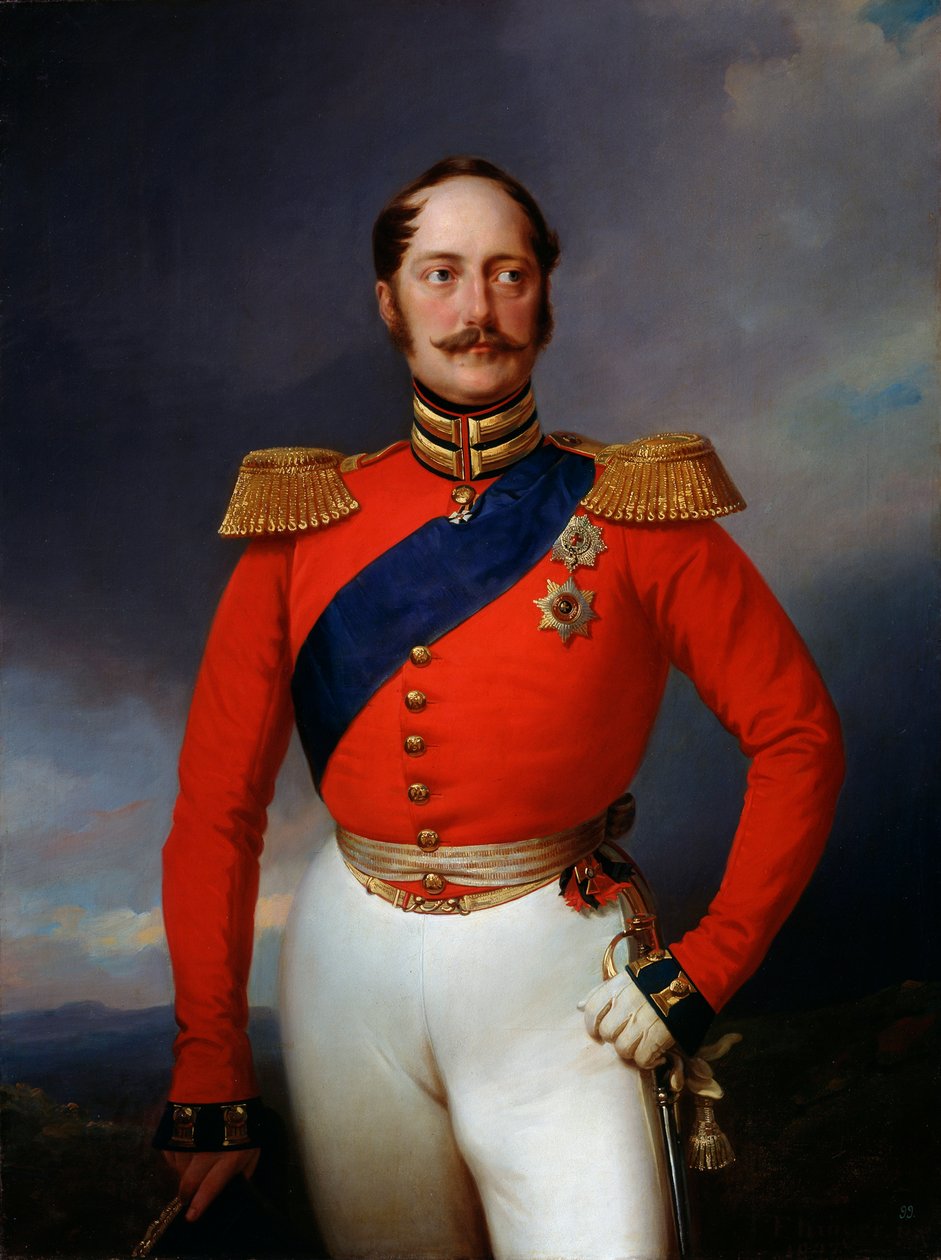 尼古拉斯一世皇帝肖像（1796-1855），1847年。 作者 弗朗兹·克鲁格（Franz Kruger）