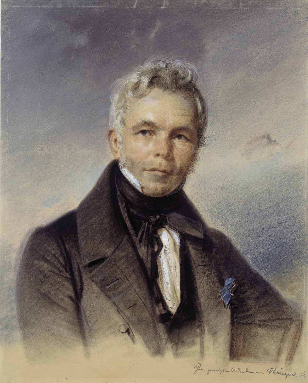卡尔·弗里德里希·欣克尔肖像，1836年 作者 弗朗兹·克鲁格（Franz Kruger）