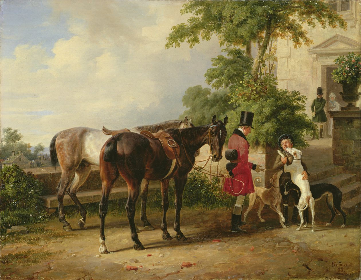 新郎，1836年 作者 弗朗兹·克鲁格（Franz Kruger）