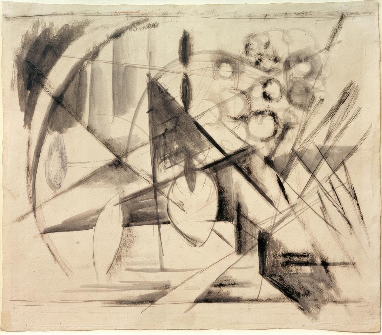 抽象画 作者 弗朗兹·马克（Franz Marc）