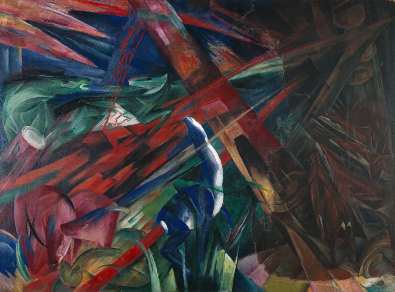 动物命运，1913年 作者 弗朗兹·马克（Franz Marc）