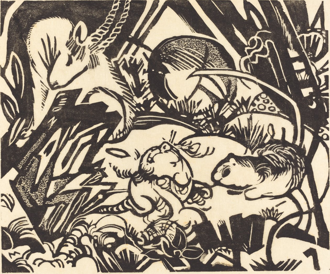 动物传奇 作者 弗朗兹·马克（Franz Marc）