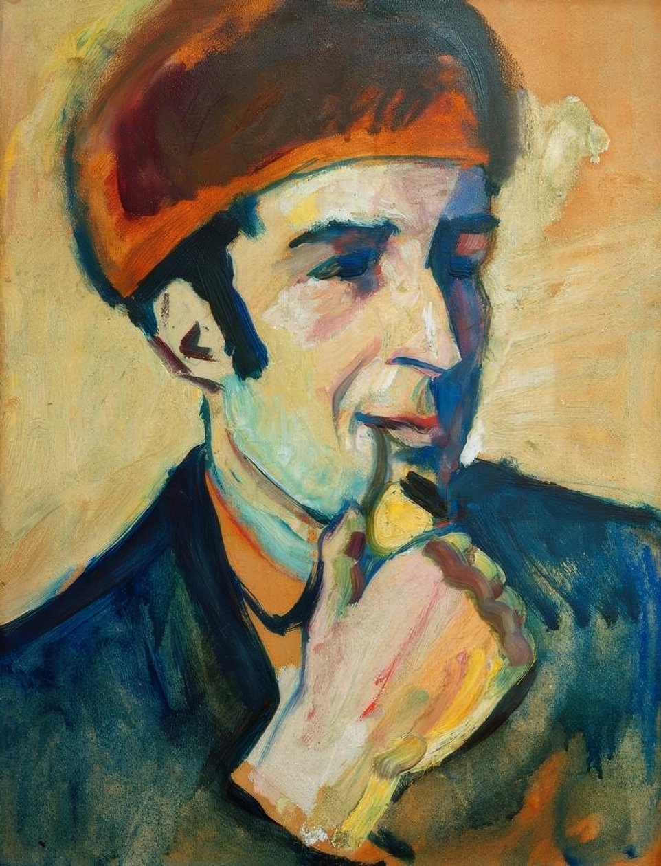肖像弗朗兹·马克 作者 弗朗兹·马克（Franz Marc）