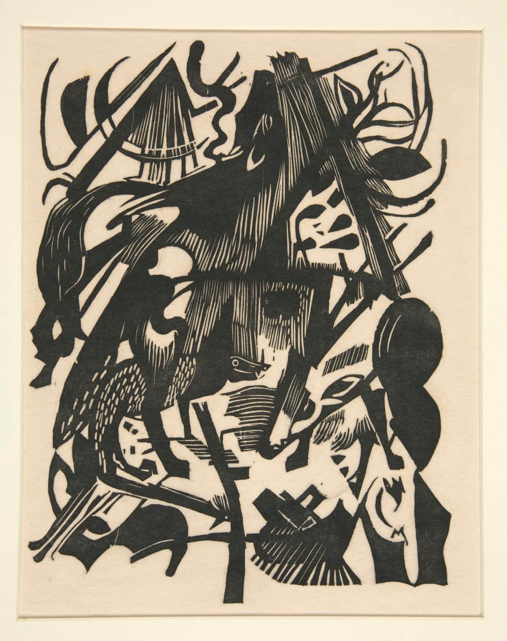 狼的诞生 作者 弗朗兹·马克（Franz Marc）