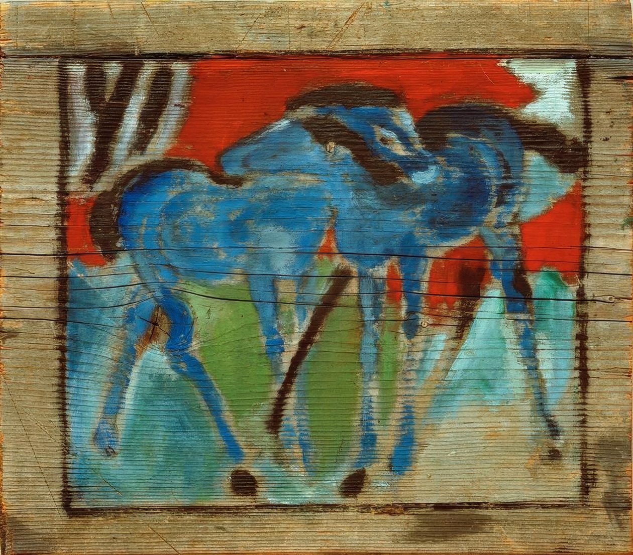 蓝色小马驹 作者 弗朗兹·马克（Franz Marc）