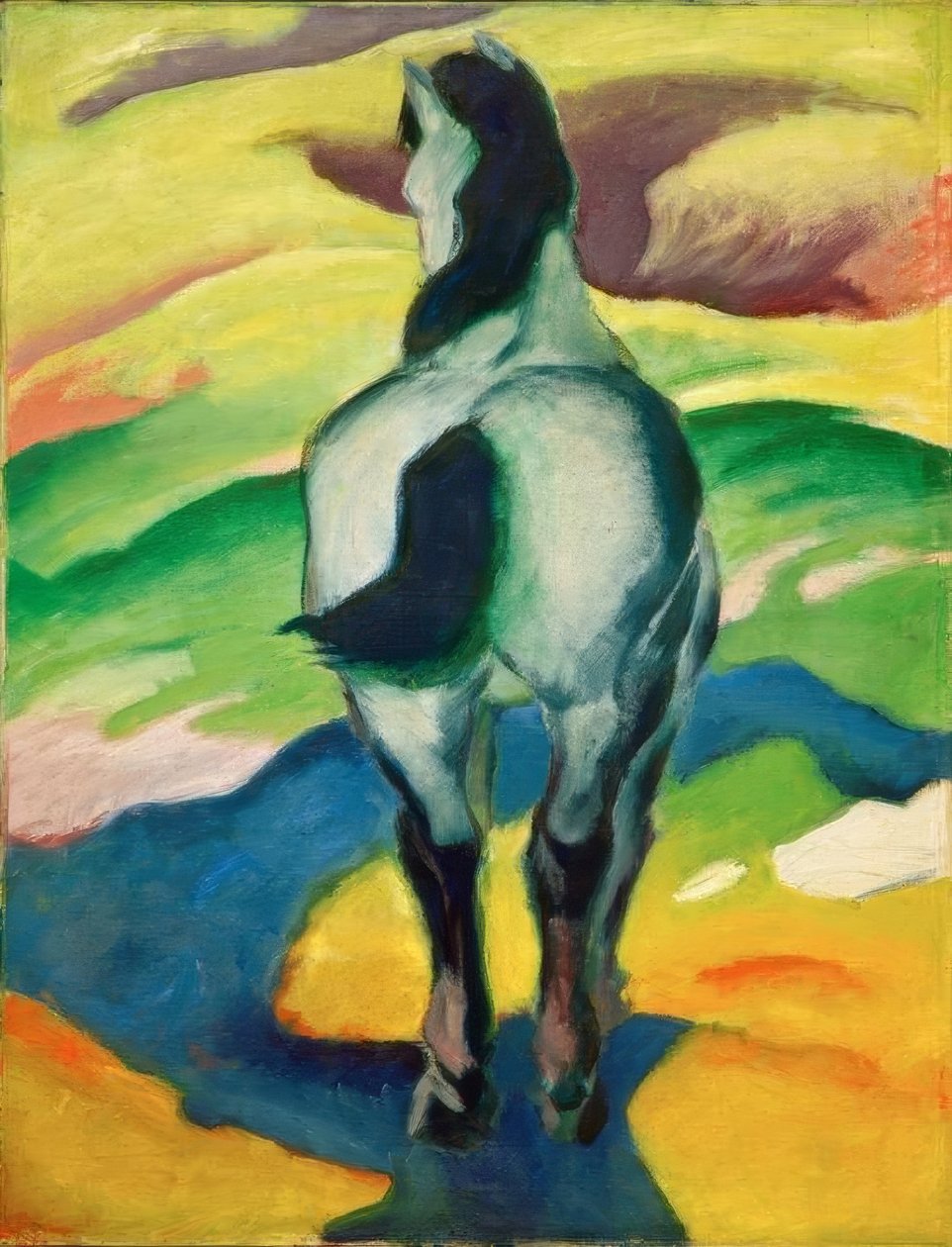 蓝马二世 作者 弗朗兹·马克（Franz Marc）