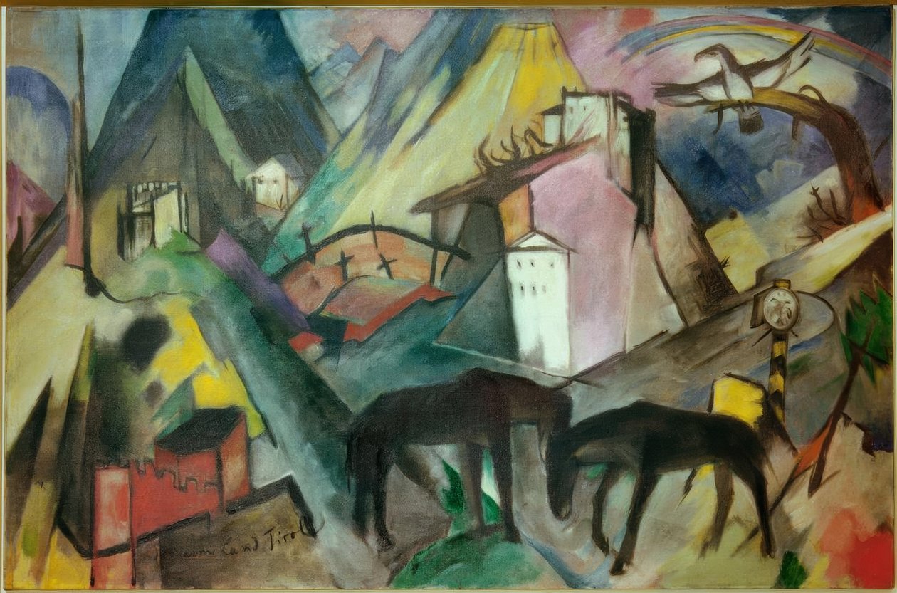 穷国蒂罗尔 作者 弗朗兹·马克（Franz Marc）