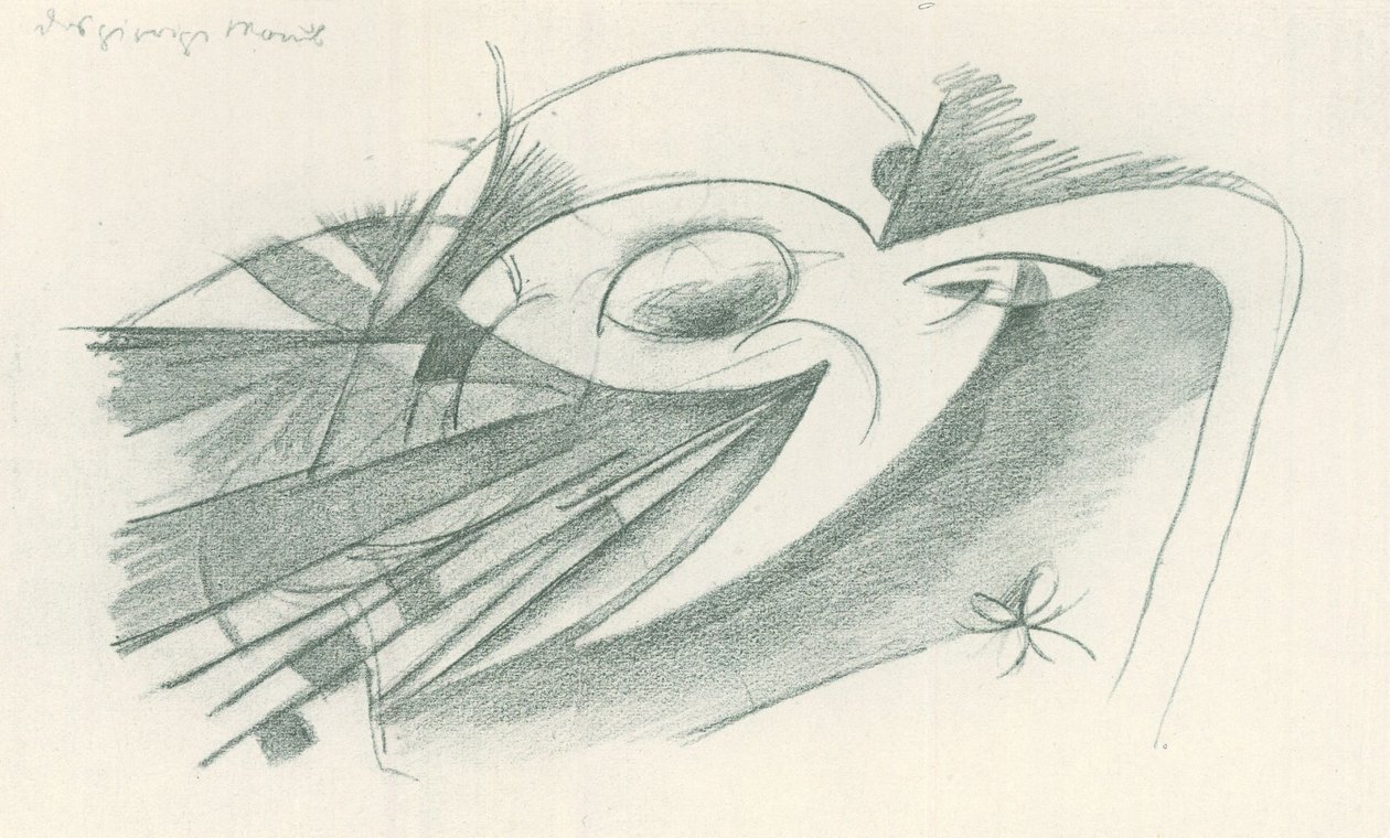 贪婪的月亮 作者 弗朗兹·马克（Franz Marc）