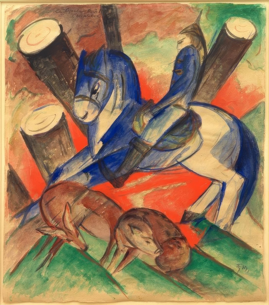 圣朱利安 作者 弗朗兹·马克（Franz Marc）