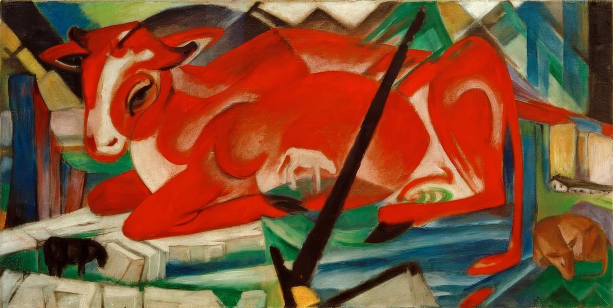 世界牛 作者 弗朗兹·马克（Franz Marc）